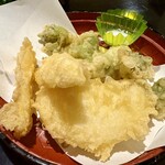 味処　八右衛門 - 春野菜の天ぷら