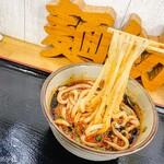 麺紡 - 麺スペは最強の混ぜそば系うどんです
