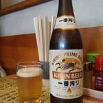 中華食堂まんぷく亭 - 瓶ビール