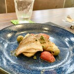 パスト エ カフェ 幸庵 - ●魚料理 オラタ・アラ・リグレ（鯛のリグレ風）