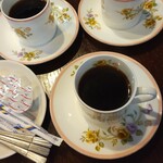 カサン - 食後の☕️  欲張りセット以外はサービスで感謝です(>ω<。)