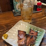 日本橋ばんばん - “極上”レバー串 タレ。