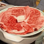 牛銀本店 - 汐ちり用のリブロースです。70g相当が四枚