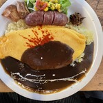 唯我独尊 - オム➕ソーセージカレー