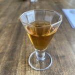 あんみつ わたなべ - 食前にざくろ酢