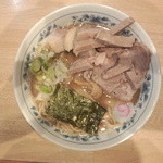 くり山 - 2014.4.25　中華そば＋チャーシュー　700円+300円