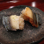 まねき鮨  - 鰯　塩＆醤油