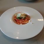 カフェ　ランプ - パスタはアルデンテでセリのソースが美味しかったです。