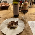 forare - まずは鰹の藁焼きに新じゃがのムースにココアパウダー？