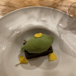 forare - パセリジェラートの下がボネ餡子入り