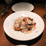 BOTTEGA - Roasted Spear Squid, Braised Seasonal Vegetables, Summer Truffle