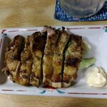 とん八 - 鶏肉のにんにくこしょう焼き 480円(税込)(2025年4月4日撮影)