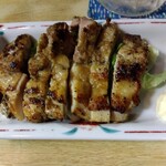 とん八 - 鶏肉のにんにくこしょう焼き 480円(税込)(2025年4月4日撮影)
