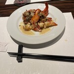 珍や - 伊勢エビの鉄板焼き