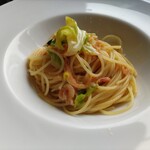 欧風小皿料理 沢村 - キャベツと桜えびのペペロンチーノ