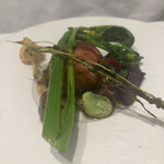 ラ・ブランシュ - シャモの黒米包み