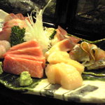 紅葉寿司 - 刺身アップ
