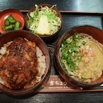 吉ちょう - ソースかつ丼セット900円