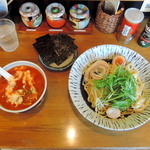 完熟トマトとアンチョビのとろみ塩つけ麺