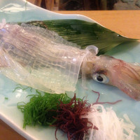 河太郎 中洲本店 - いかの活き造り定食  お刺身2人分