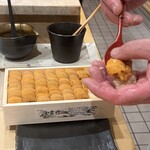 鮨 加 - 追加のバフン雲丹