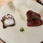 鮨 加 - タコとカツオ