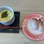 回転寿司 力丸 西宮今津店 - 茶碗蒸しとカンパチだったかな