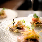 Eccomi!! - 藁焼きのブリのカルパッチョ