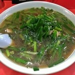 十八番 - ニラソバ 700円