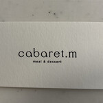 meal & dessert cabaret.m - 