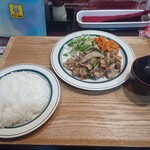 キッチン あずま - ガーリックペッパー焼肉