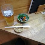 季節料理 藤原 - 入店時はこんな席に（笑）