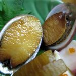 季節料理 藤原 - 突き出し、トコブシウマー