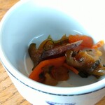 清泉寮本館レストラン - 福神漬け