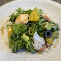 レストランこう - オマール海老のサラダ