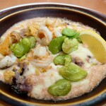 デニーズ - 【アロマフレスカ銀座・原田シェフ監修】海老とそら豆の
      たらこクリーミードリア