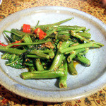 馬来風光美食 - 空芯菜のブランチャン炒め