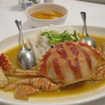 大班樓 The Chairman - 雞油花雕蒸大花蟹配陳村粉