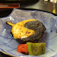 神戸吉兆 リーガロイヤルホテル店 - 茄子の田楽。田楽味噌が好みの甘さでとっても美味しかった♪