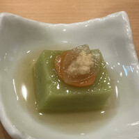 和牛溶岩焼 空雅 - インゲン豆腐