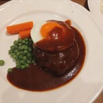 ミスターとフライパン - アメリカンハンバーグステーキ（1450円）