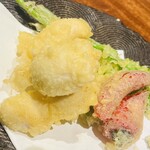 薄野 肉海鮮炉端 芯々 - 真タチ天ぷら