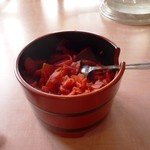 ターバンカレー - 福神漬け