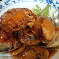 横浜中華街 重慶飯店 本館 - ナスのはさみ揚げ②