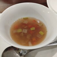 鉄板 松阪屋 - スープ