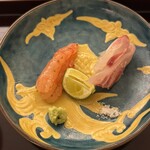 日本料理 晴山 - シマエビと桜鯛