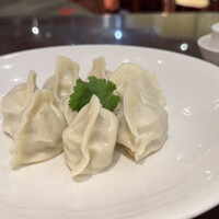 萬珍樓 本店 - 水餃子。皮がもちもちで美味しい。