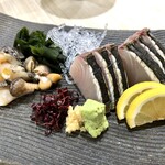 旬菜和味 - つぶ貝・さわら炙り