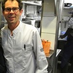 Astrance - 厨房でバルボ氏と