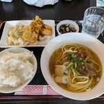 たねび食堂 - 料理写真:日替りそば定食 1350円　(2025.4)